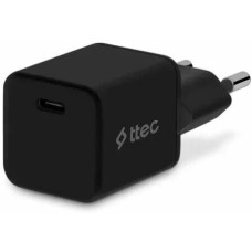 TTEC Сетевое зарядное устройство SmartCharger GAN 20W PD USB-C Travel Fast Charger. Цвет: черный