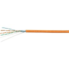 CABEUS Кабель информационный FTP-4P-CAT.5E-SOLID-LSZH кат.5E F/UTP 4 пары 24AWG LSZH внутренний 305м оранжевый