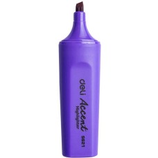 DELI Текстовыделитель ES621violet ght скошенный пиш. наконечник 1-5мм фиолетовый