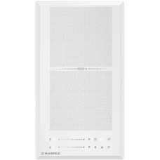 MAUNFELD Индукционная варочная поверхность CVI292S2FWH Lux, конфорок: 2 шт., стеклокерамика, независимая, белый