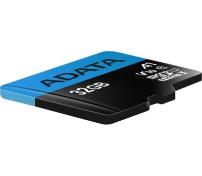 Карта памяти A-DATA 32GB MicroSDHC Premier Class 10 + адаптер (AUSDH32GUICL10A1-RA1)
