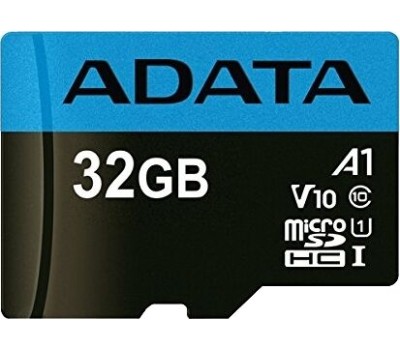 Карта памяти A-DATA 32GB MicroSDHC Premier Class 10 + адаптер (AUSDH32GUICL10A1-RA1)