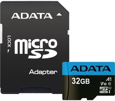 Карта памяти A-DATA 32GB MicroSDHC Premier Class 10 + адаптер (AUSDH32GUICL10A1-RA1)