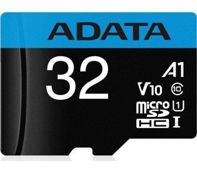 Карта памяти A-DATA 32GB MicroSDHC Premier Class 10 + адаптер (AUSDH32GUICL10A1-RA1)