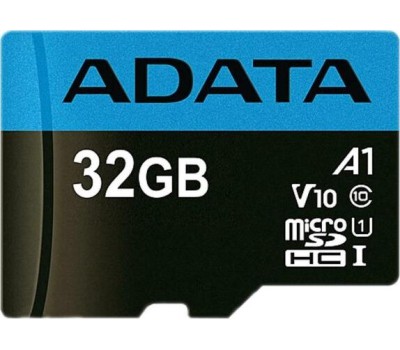 Карта памяти A-DATA 32GB MicroSDHC Premier Class 10 + адаптер (AUSDH32GUICL10A1-RA1)