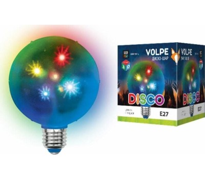Светильники-проекторы VOLPE (UL-00002763) ULI-Q310 1,5W/RGB/Е27 ДИСКО ШАР 3D