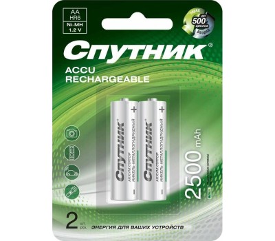 аккумулятор СПУТНИК Аккумулятор NI-MH HR6 2500 MAH