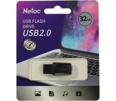 флешка NETAC 32GB NT03U197N-032G-20BK