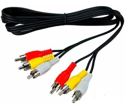 Кабель RCA REXANT (17-0205) ШНУР 3 RCA - 3 RCA - 5 м