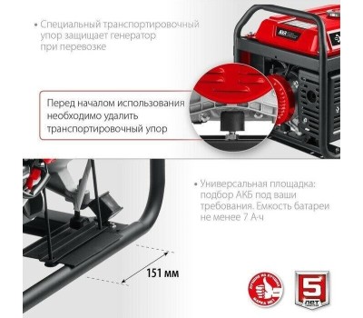 Генератор бензиновый ЗУБР СБ-2800Е Генератор бензиновый