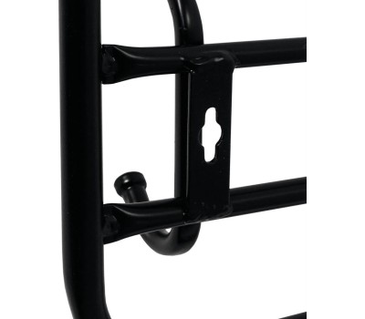 Вешалка настенная ЗМИ с полкой 80 Черная ВСП 7