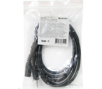 Аудиокабель DEFENDER (87511) JACK02-05 JACK M- JACK F, 1.5 м
