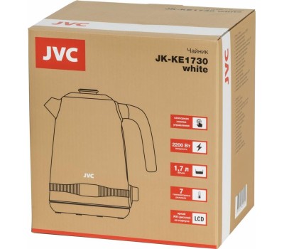 Чайник электрический JVC JK-KE1730 white