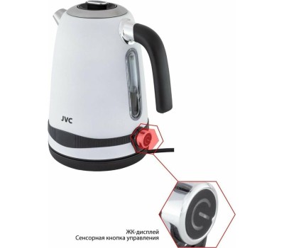 Чайник электрический JVC JK-KE1730 white