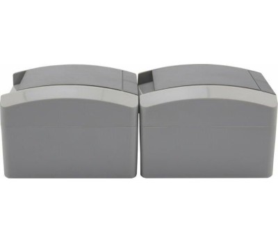 KRANZ (KR-78-0615) БЛОК ВЕРТИКАЛЬНЫЙ 2 РОЗЕТКИ INDUSTRIAL IP54 С ЗАЗЕМЛЕНИЕМ, О/У, СЕРЫЙ