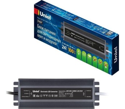 Блок питания UNIEL (UL-00009367) UET-VAF-100B67 24V IP67