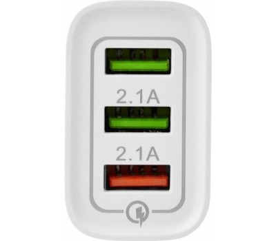 Сетевое зарядное устройство REXANT (16-0277) для/ REXANT 3 x USB белое