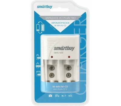 ЗУ д/аккумулятора SMARTBUY (SBHC-505) ЗУ для Ni-Mh/Ni-Cd аккумуляторов 505