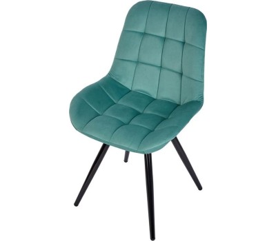 Стул обеденный POLINI Home Verona SM, мятный-черный (2 кор.)