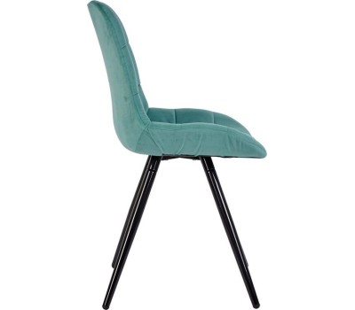 Стул обеденный POLINI Home Verona SM, мятный-черный (2 кор.)