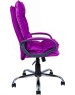 Компьютерное\Офисное кресло ЯРКРЕСЛА Кр85 ТГ СП ХРОМ HT41 (ткань фиолетовая)