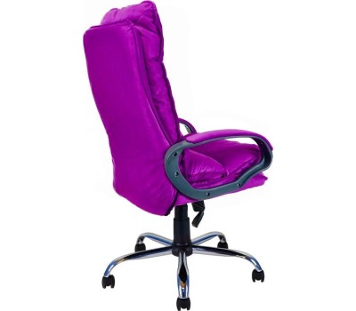 Компьютерное\Офисное кресло ЯРКРЕСЛА Кр85 ТГ СП ХРОМ HT41 (ткань фиолетовая)