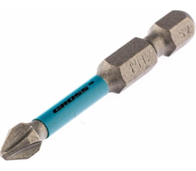 Бита GROSS Бита торсионная PH2 x 50 мм, для ударных шуруповертов, 2 шт.
