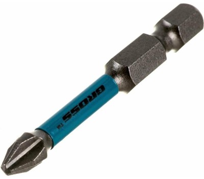 Бита GROSS Бита торсионная PH2 x 50 мм, для ударных шуруповертов, 2 шт.