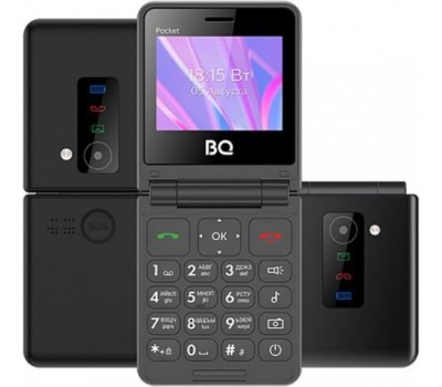 Телефон мобильный BQ 2456 Pocket Black