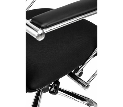 Кресло компьютерное БЮРОКРАТ Кресло руководителя CH-607SL черный TW-01 Neo Black сетка/ткань с подголов. крестов. металл хром