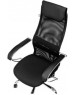 Кресло компьютерное БЮРОКРАТ Кресло руководителя CH-607SL черный TW-01 Neo Black сетка/ткань с подголов. крестов. металл хром