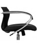 Кресло компьютерное БЮРОКРАТ Кресло руководителя CH-607SL черный TW-01 Neo Black сетка/ткань с подголов. крестов. металл хром