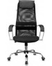 Кресло компьютерное БЮРОКРАТ Кресло руководителя CH-607SL черный TW-01 Neo Black сетка/ткань с подголов. крестов. металл хром