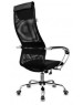 Кресло компьютерное БЮРОКРАТ Кресло руководителя CH-607SL черный TW-01 Neo Black сетка/ткань с подголов. крестов. металл хром