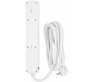 Сетевой фильтр IPPON Сетевой фильтр BK-6-EU-5-16-W, 5м, белый