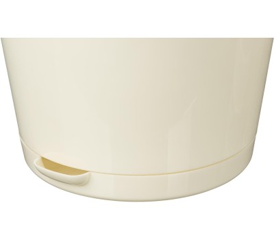 Горшок цветочный HOMVER Oregano D200мм, 4л с прикорневым поливом (светло-бежевый) 221602625/01