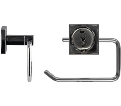 Аксессуары для ванной комнаты GFMARK 84002 Держатель туалетной бумаги без экрана, на квадратном основании, цвет ХРОМ