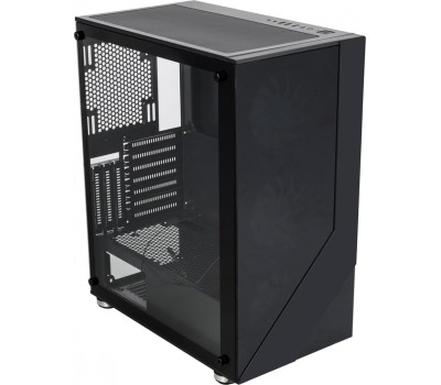 Корпус для ПК FORMULA Корпус ATX V-LINE 7713, Midi-Tower, без БП, черный
