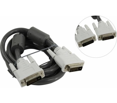 HAMA Кабель DVI DVI-D Dual Link (m) - DVI-D Dual Link (m), ферритовый фильтр , 1.8м [00045077]