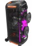 Мидисистема JBL Музыкальный центр PartyBox 710, 800Вт, с караоке, Bluetooth, USB, черный, оранжевый