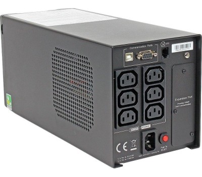 ИБП CYBERPOWER ИБП PR750ELCD {Line-Interactive, Tower, 750VA/675W USB/RS-232/EPO/SNMPslot (6 С13) 12В/7 Ач х 2}