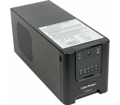 ИБП CYBERPOWER ИБП PR750ELCD {Line-Interactive, Tower, 750VA/675W USB/RS-232/EPO/SNMPslot (6 С13) 12В/7 Ач х 2}