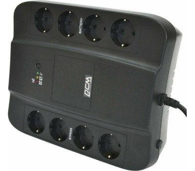 PowerCom Spider SPD-1000N ИБП {OffLine, 1000VA/550W, Tower, 8xEURO: 4 с резервным питанием, 4 с фильтрацией} (332717)