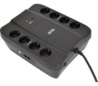 PowerCom Spider SPD-1000N ИБП {OffLine, 1000VA/550W, Tower, 8xEURO: 4 с резервным питанием, 4 с фильтрацией} (332717)