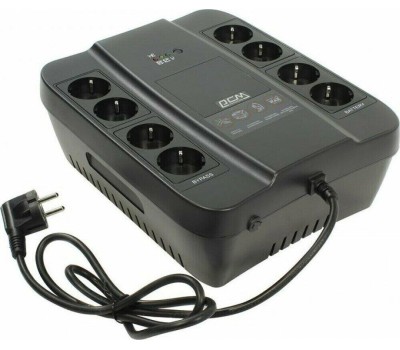 PowerCom Spider SPD-1000N ИБП {OffLine, 1000VA/550W, Tower, 8xEURO: 4 с резервным питанием, 4 с фильтрацией} (332717)