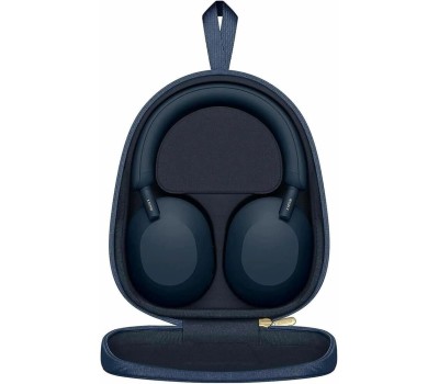 Наушники SONY Наушники WH-1000XM5, Bluetooth/3.5 мм, мониторные, синий [wh-1000xm5/l]