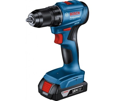 Дрель-шуруповерт BOSCH Дрель-шуруповерт GSB 185-LI, 2Ач, с одним аккумулятором [06019k3101]