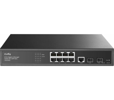 Коммутатор CUDY Коммутатор GS2008S2, управляемый