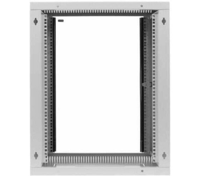 Электроника / Телекоммуникационные шкафы ЦМО Шкаф коммутационный ШРН-Эконом ШРН-Э-15.500-9005 настенный, стеклянная передняя дверь, 15U, 600x742x520 мм