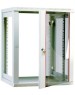 Электроника / Телекоммуникационные шкафы ЦМО Шкаф коммутационный ШРН-Эконом ШРН-Э-15.500-9005 настенный, стеклянная передняя дверь, 15U, 600x742x520 мм